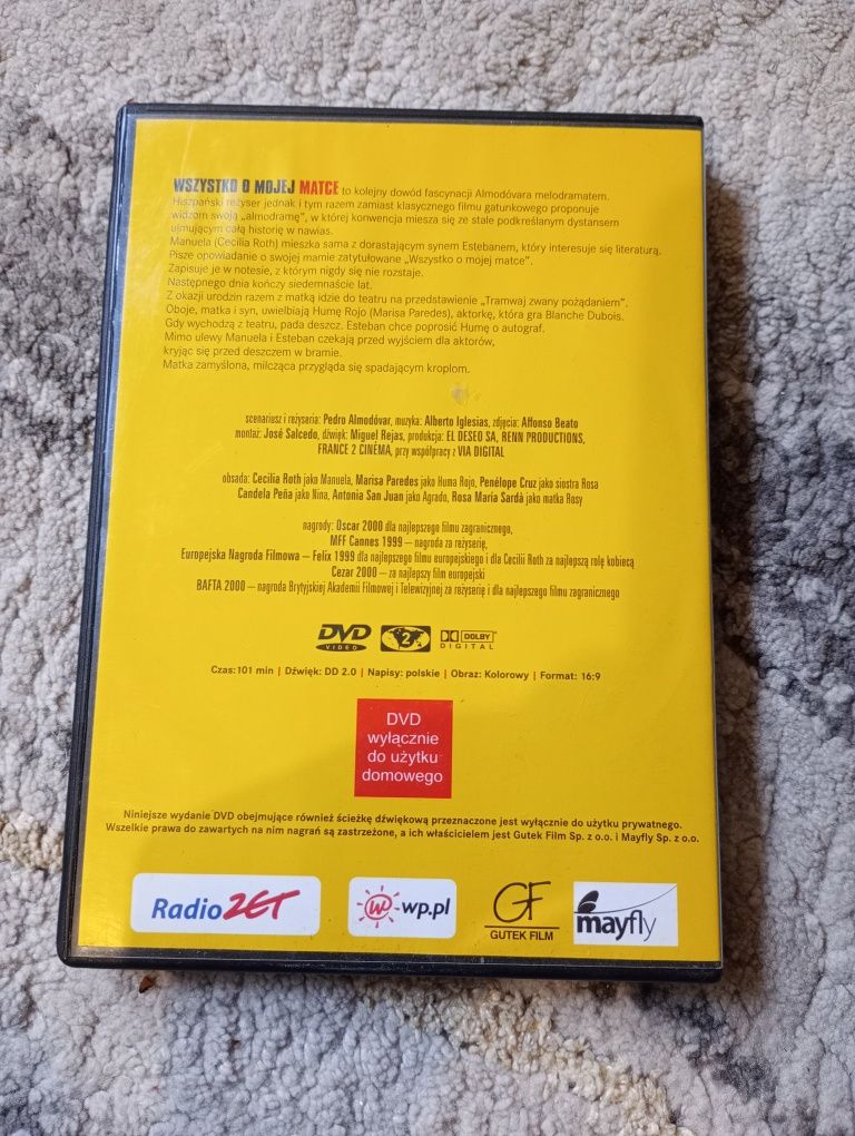 Wszystko o mojej matce Dvd