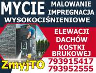 MYCIE / MALOWANIE / IMPREGNACJA - Kostka Brukowa , Dach , Elewacja