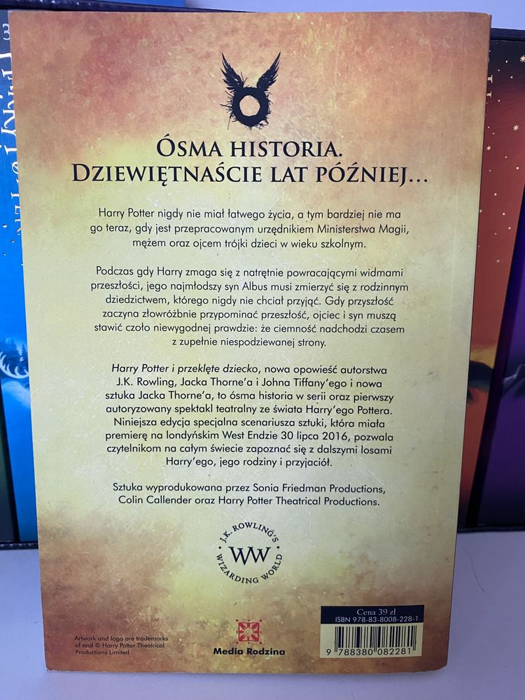 Książka Harry potter i przeklęte dziecko