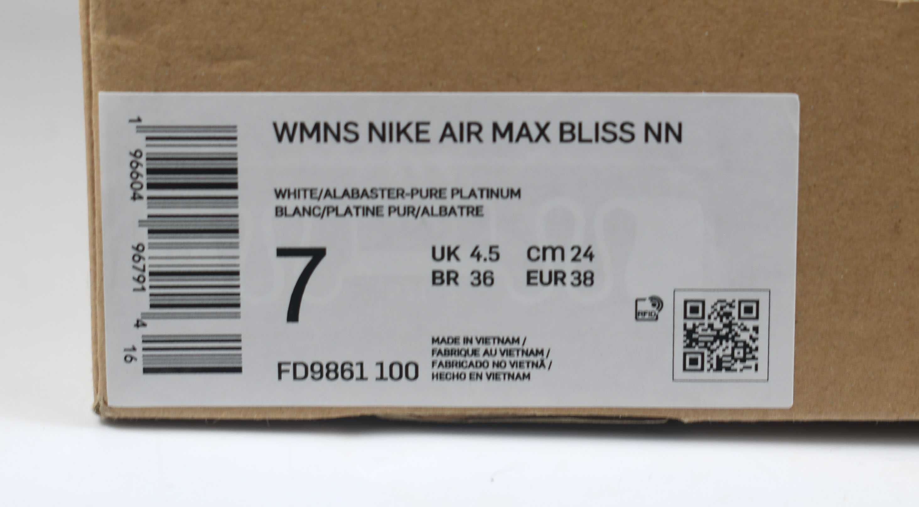 Nike buty damskie sportowe Air Max Bliss Next Nature rozmiar 38