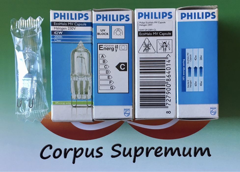 Żarówka energooszczędna halogen Philips EcoHalo MV 42W G9 230V