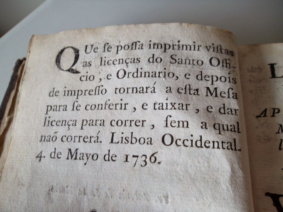 3 Livros Muito Antigos Dos Anos 1736, 1815, e 1843