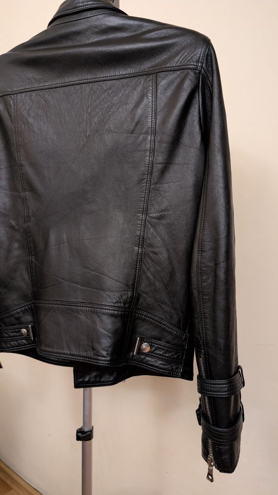 Шкіряна куртка люксового бренду Balmain роз.48 s-m оригінал