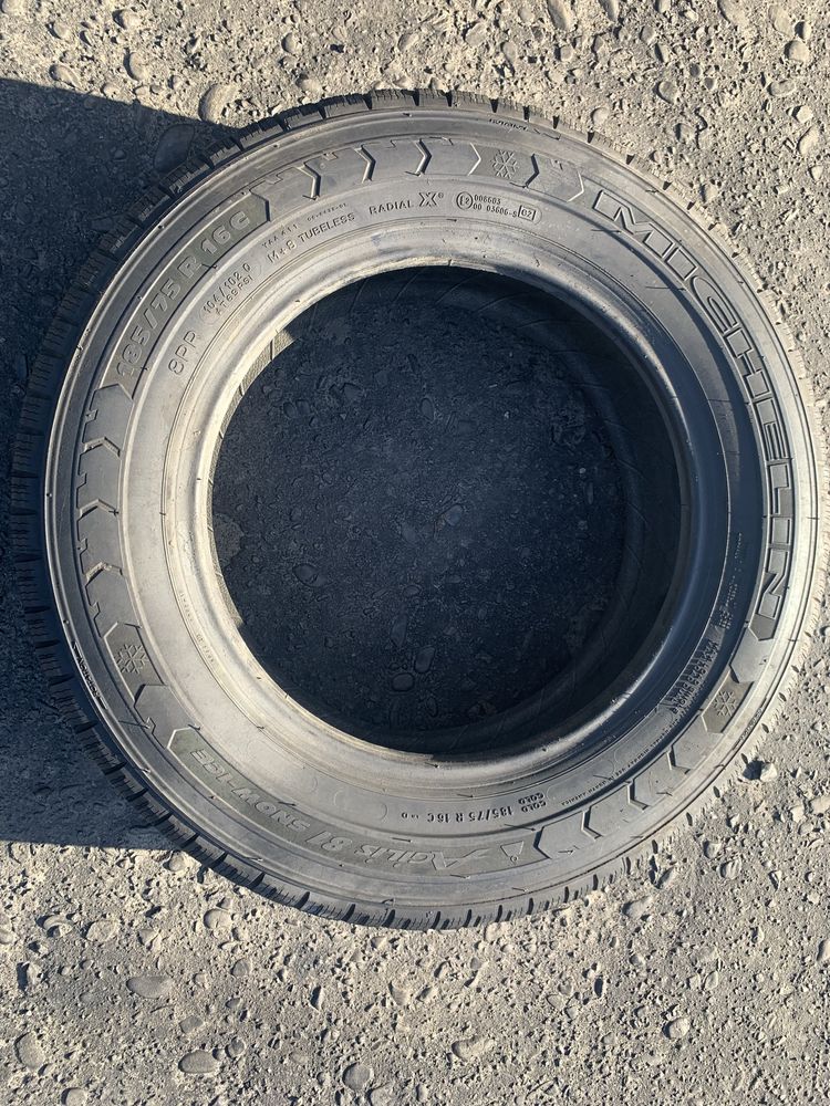 Шини 185/75 R16C Michelin 7 мм 185 75 16С