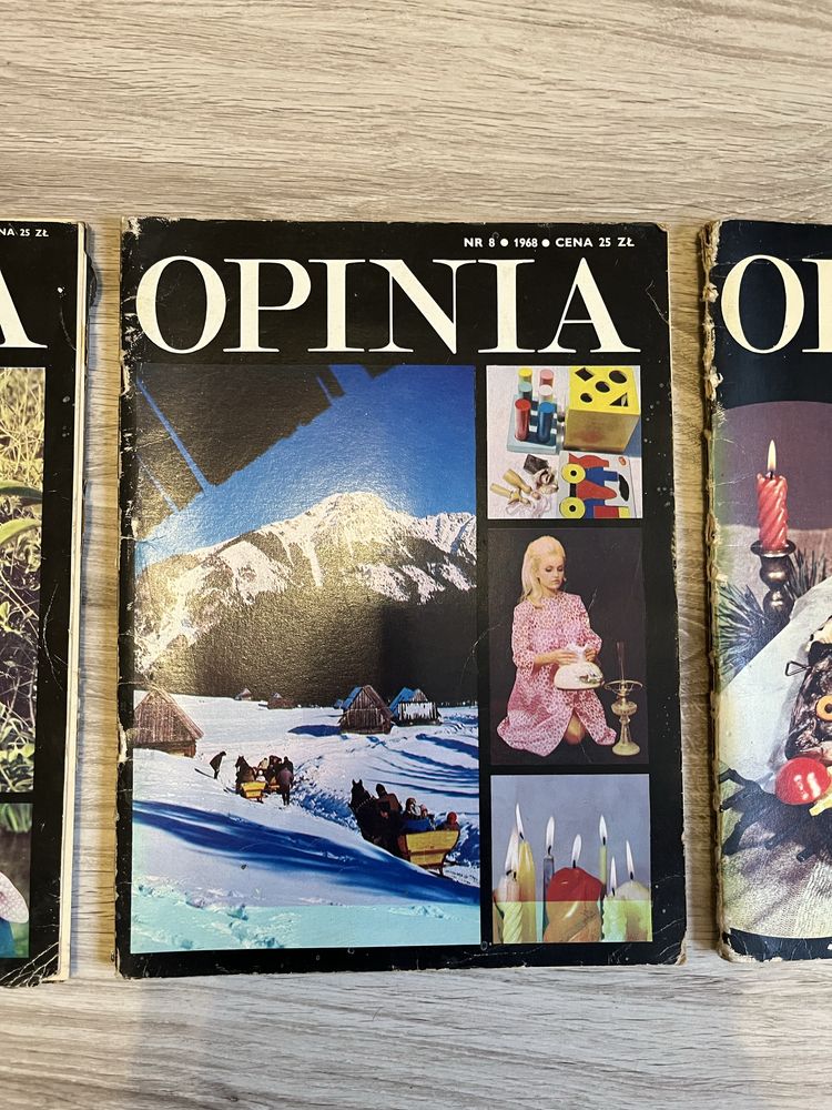 OPINIA magazyn czasopismo PRL 3 numery