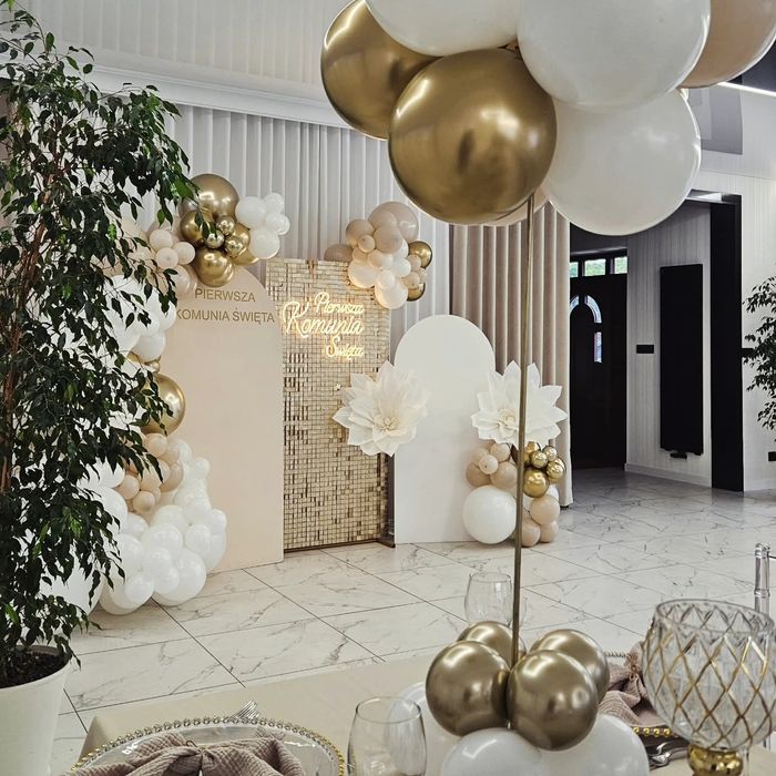 Dekoracja ścianka balonowa girlanda