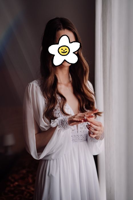 Suknia ślubna boho/rustykalna