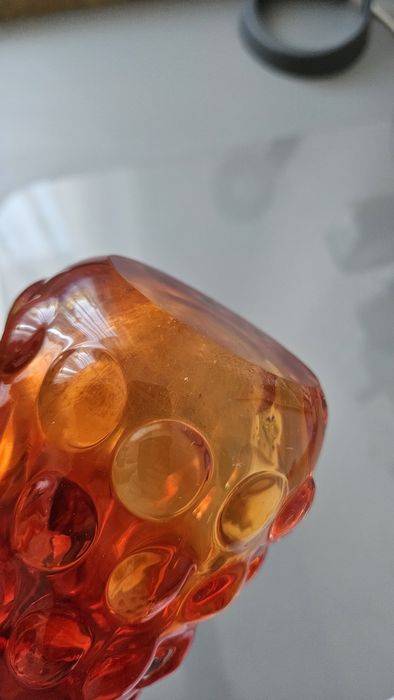 Wazon PRL szkło kolorowe