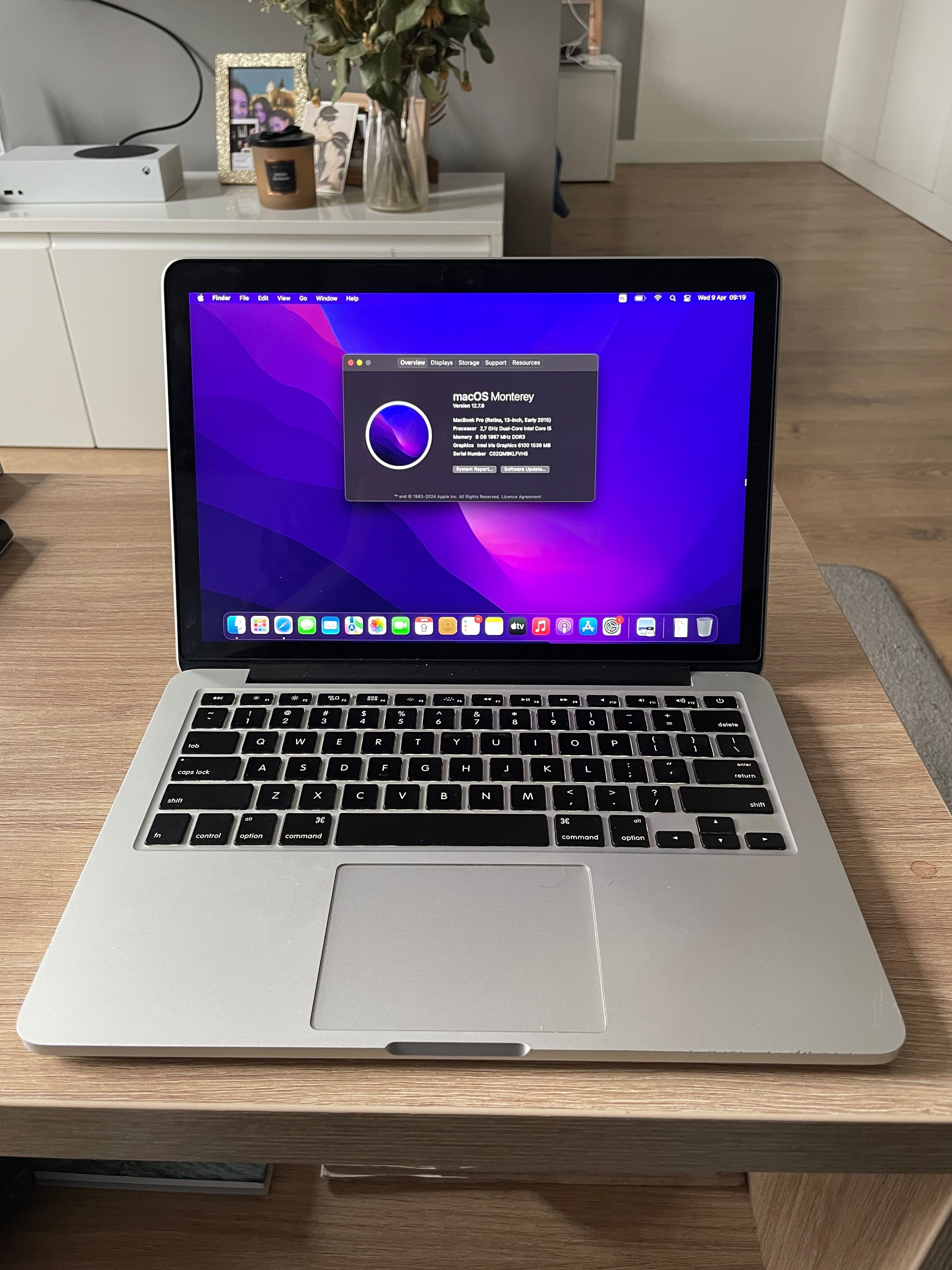 MacBook Pro (Retina, 13-calowy, początek 2015 r.)
