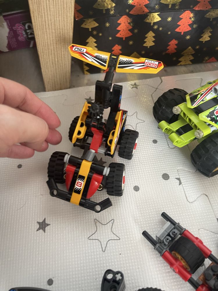 Lego technix mix pojazdow i luzne