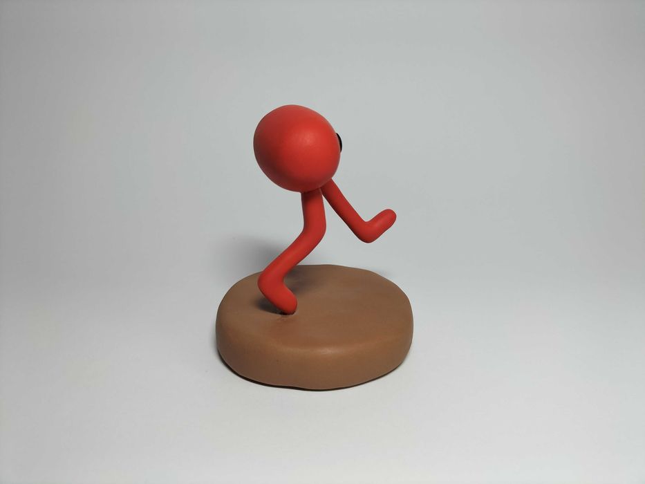 Figurka Trophy #0 Walking Piku z gliny polimerowej z gry Pikuniku