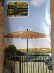 HIT Parasol ogrodowy prostokątny regulowany na balkon taras 120 x 180