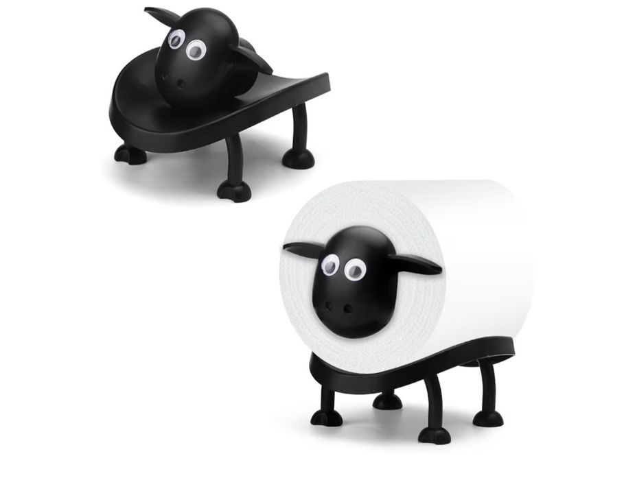 Zabawny stojak na papier toaletowy - owca - nowy