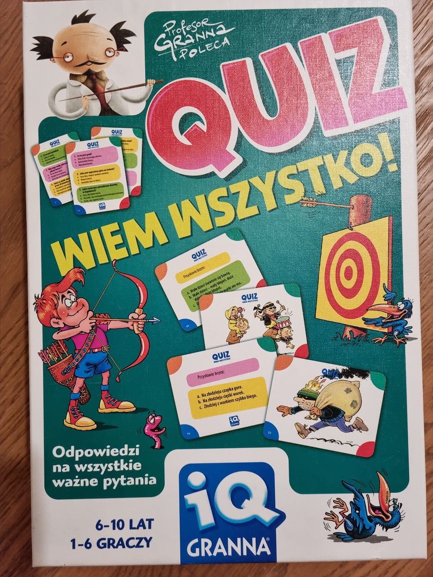 Gra Quiz Wiem ws,ystko