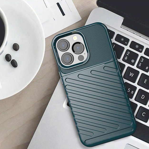 Etui Thunder Case Elastyczne Pancerne Do Iphone 13 Pro Zielony