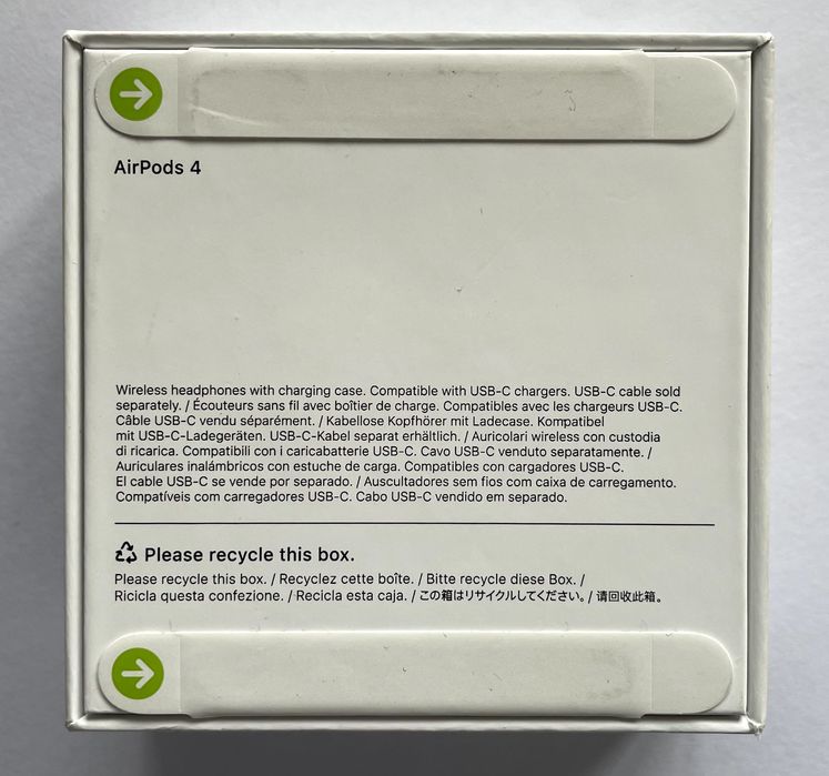 Słuchawki Apple AirPods 4 /A3050 A3053 A3058/ Nowe Gwarancja Rękojmia