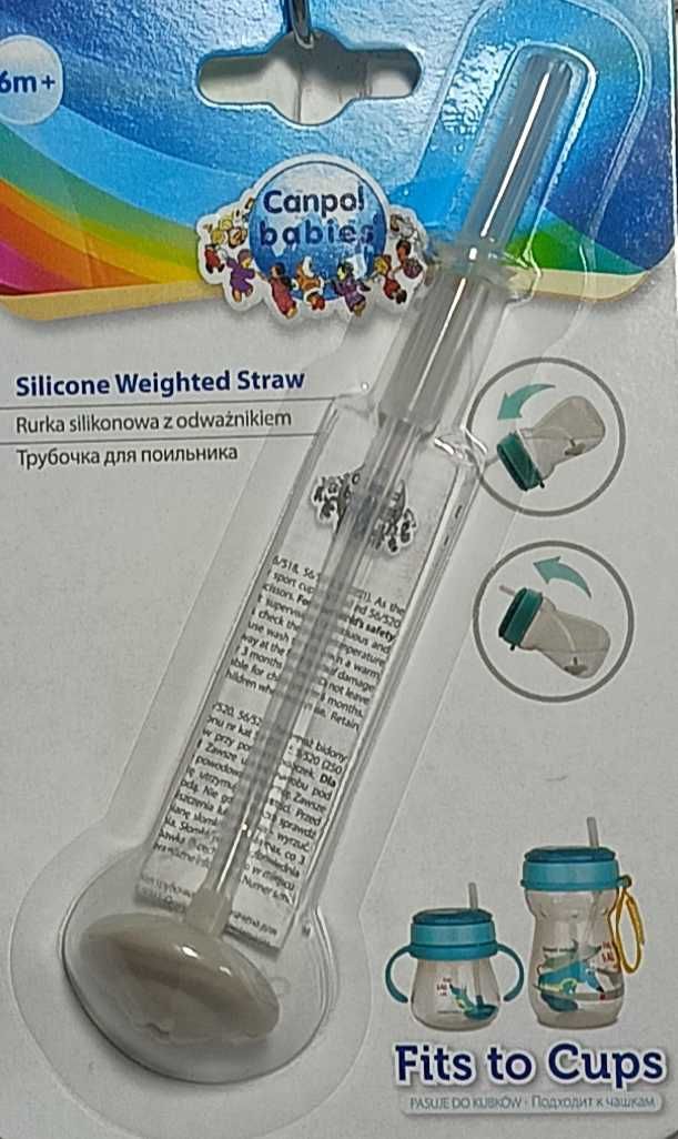 Canpol babies rurka silikonowa z odważnikiem 1 szt (56/303)