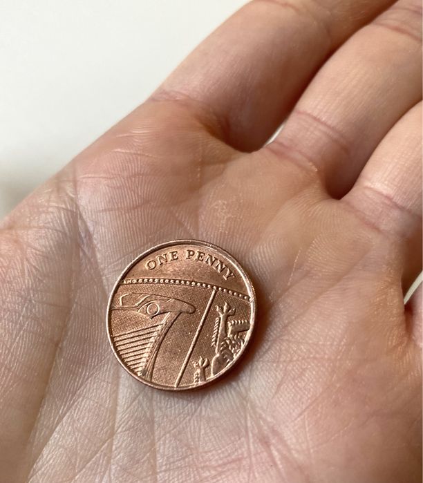 One penny Wieka Brytania 2011 rok