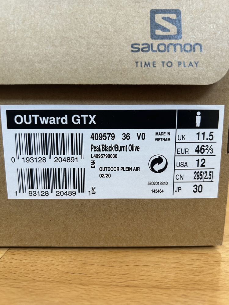 Salomon OUTward GTX Gore Tex 46 2/3