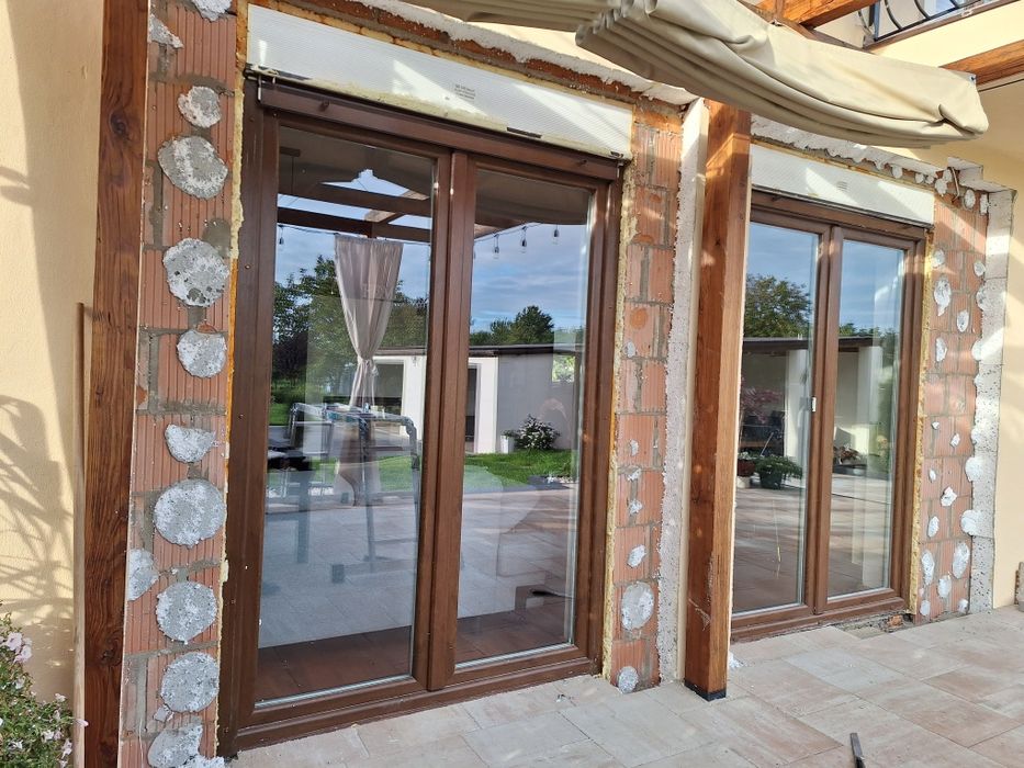 Drzwi tarasowe 150 z roletą