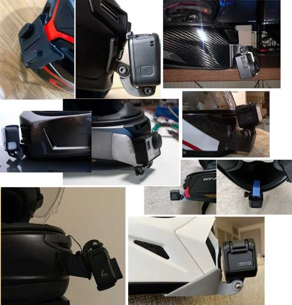 Suportes de Capacete p/ Gopro