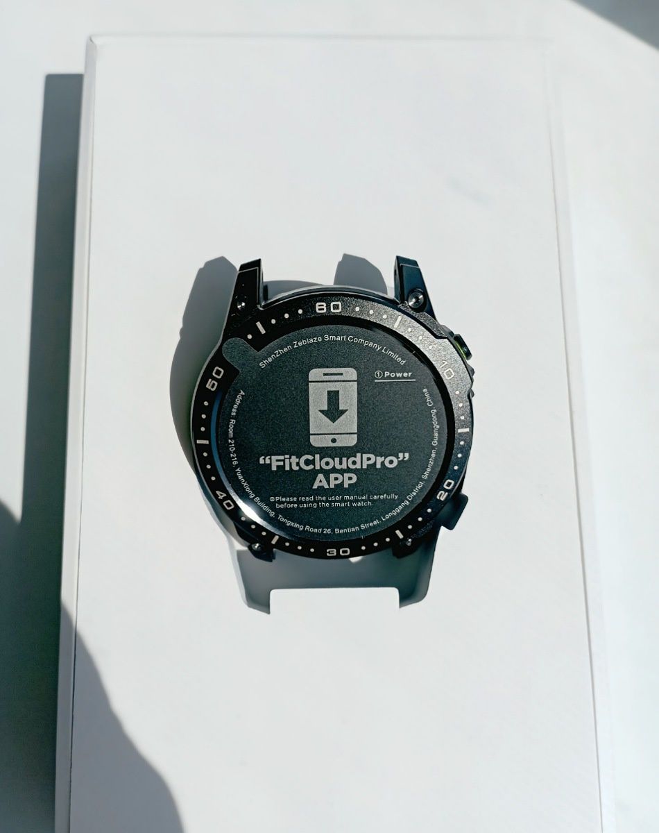 Розумний годинник Zeblaze Ares 3 Pro. Ударостійкий, AMOLED, Bluetooth
