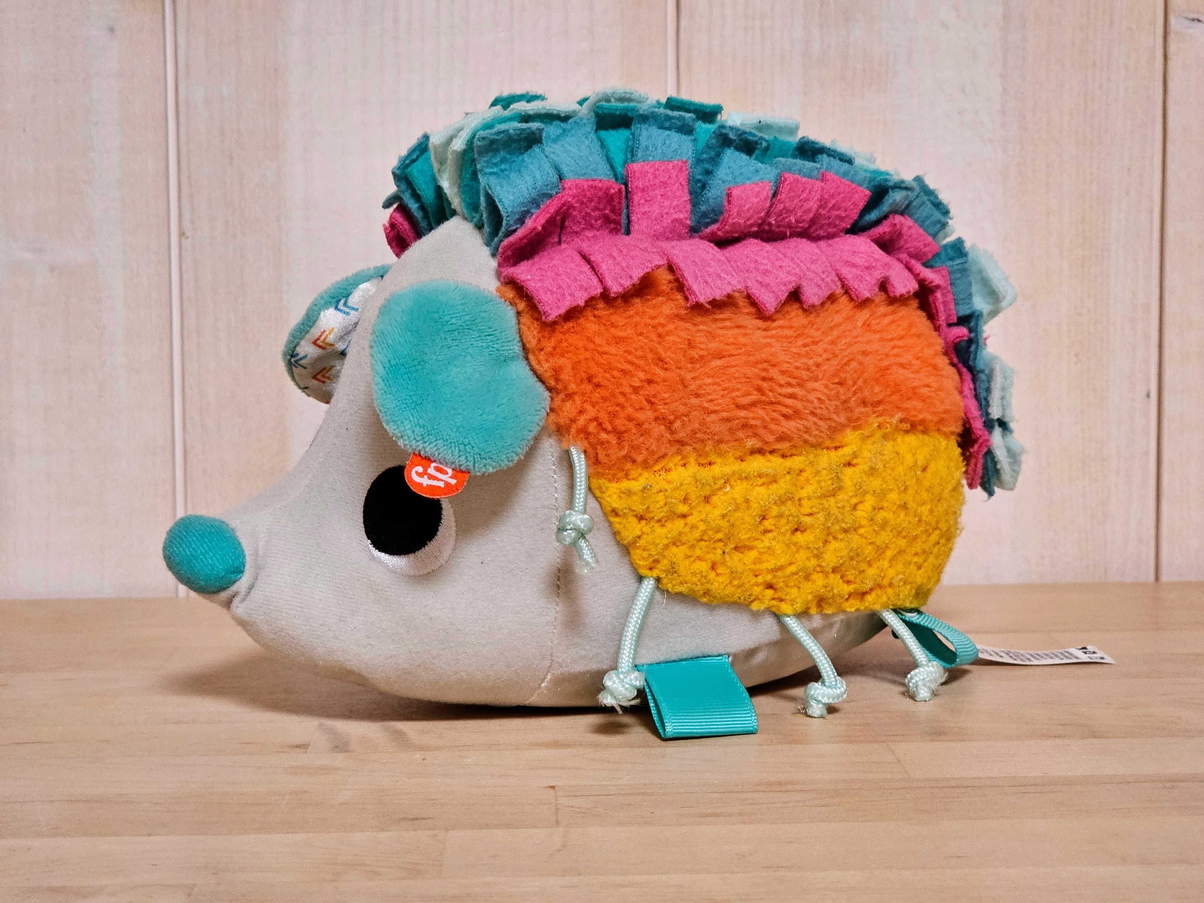 Fisher Price Kolorowy Jeż Sensoryczna Przytulanka dla Niemowląt