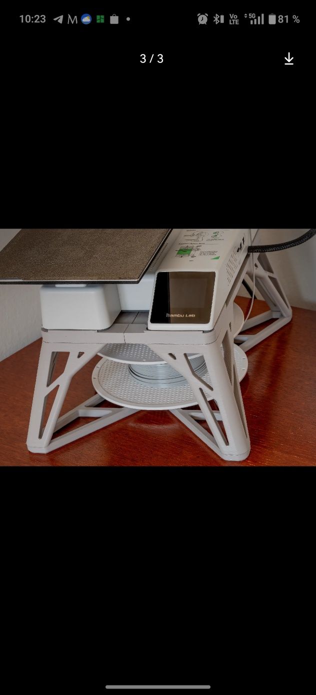 Podstawa pod 3d drukarka bambu lab A1mini