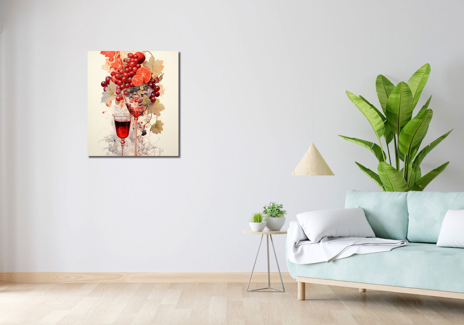 Obraz 60x70cm Krwisty Owocowy Koktajl