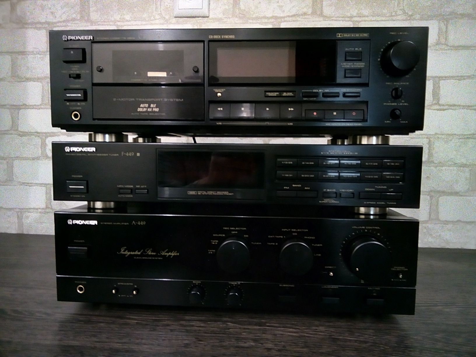 PIONEER A-449, F-449, CT-449