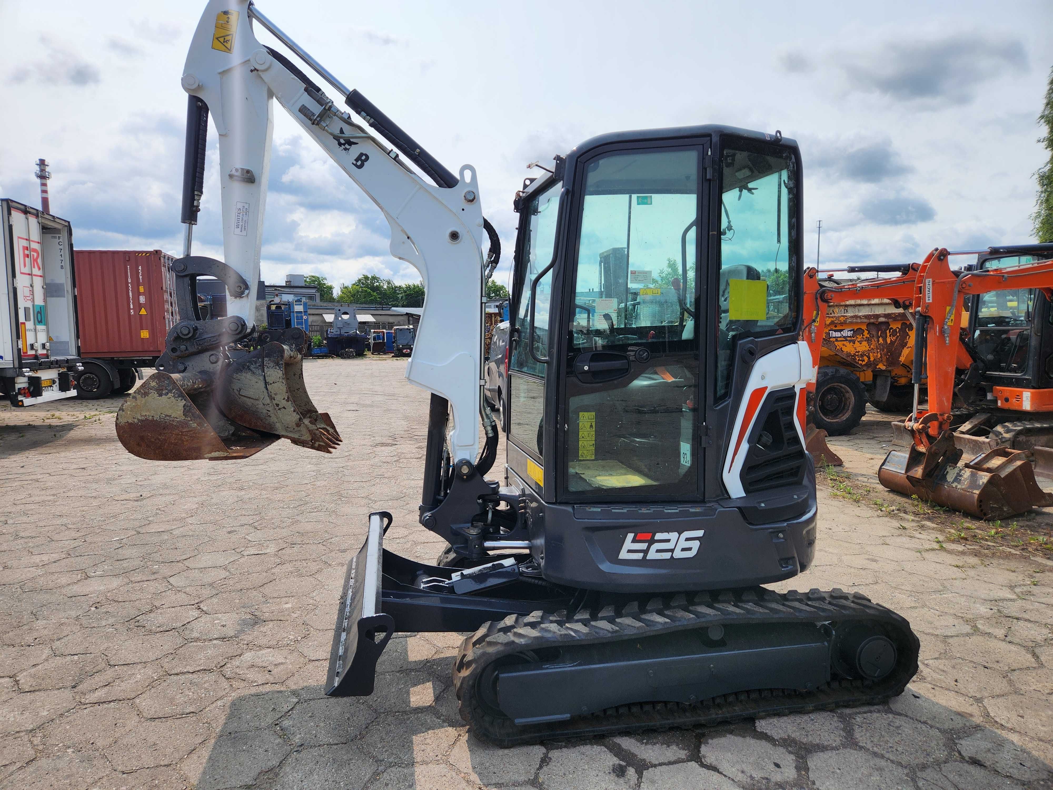 bobcat e26 minikoparka mini koparka jcb wacker neuson yanmar volvo