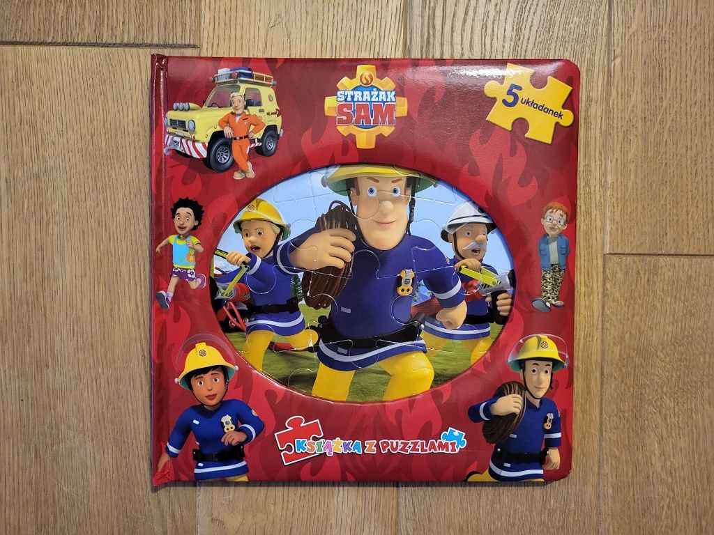 Książka z puzzlami Strażak Sam