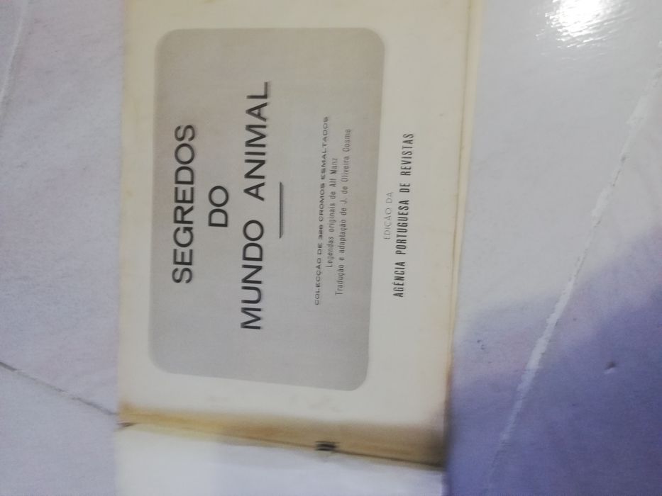 Caderneta de cromos antiga