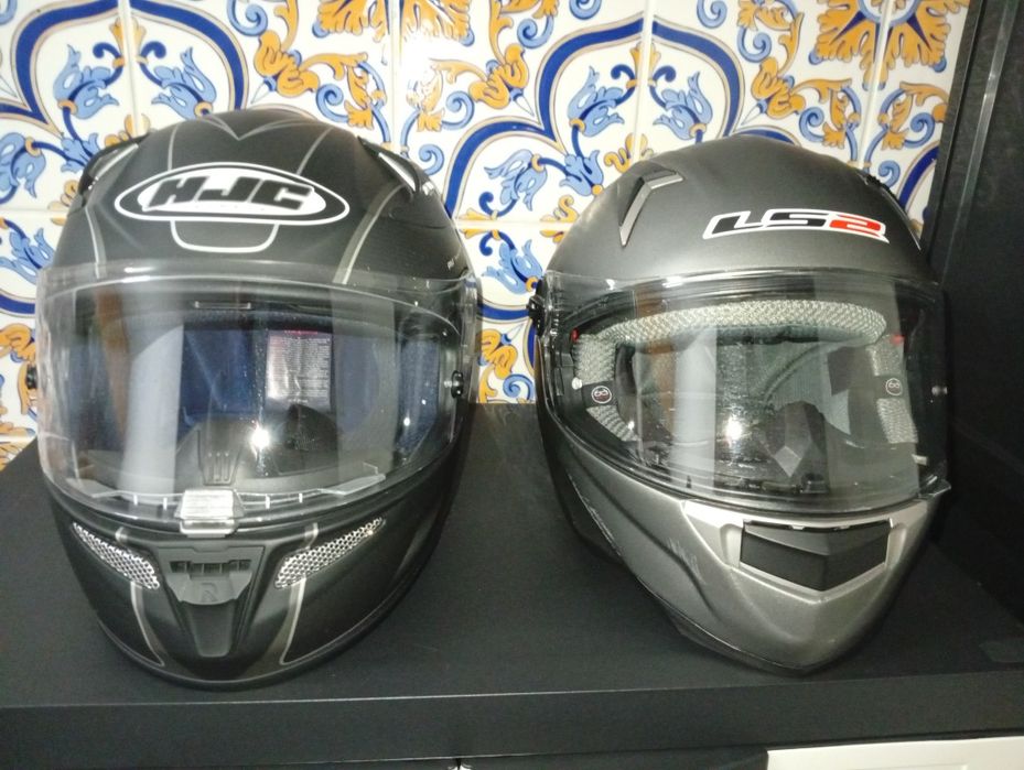 Capacetes Moto Shark Race-R Pro HJC e LS2 - Novos