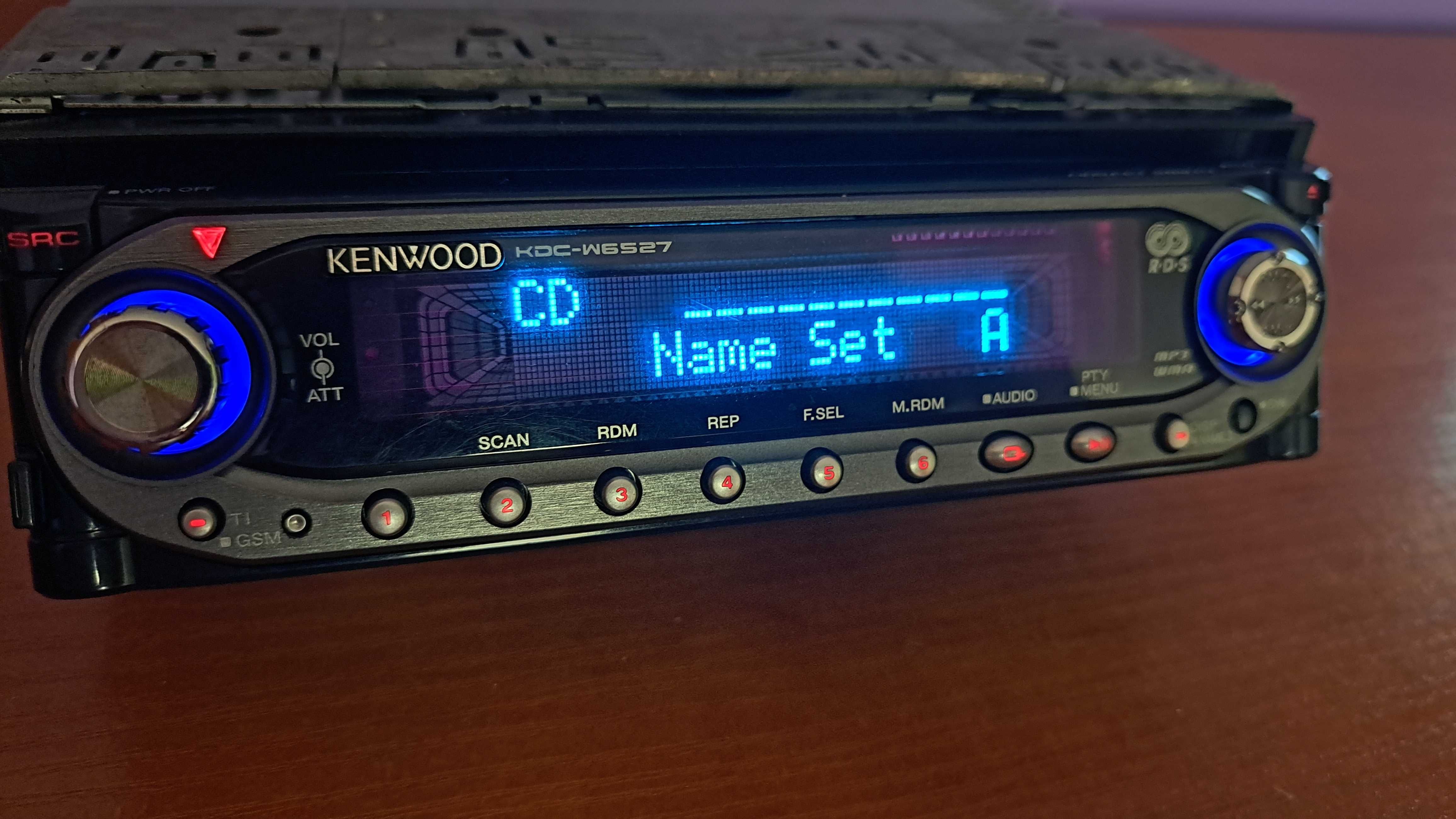 Kenwood KDC-W6527 I Winda I AUX I Krystaliczny wyświetlacz I CD Name