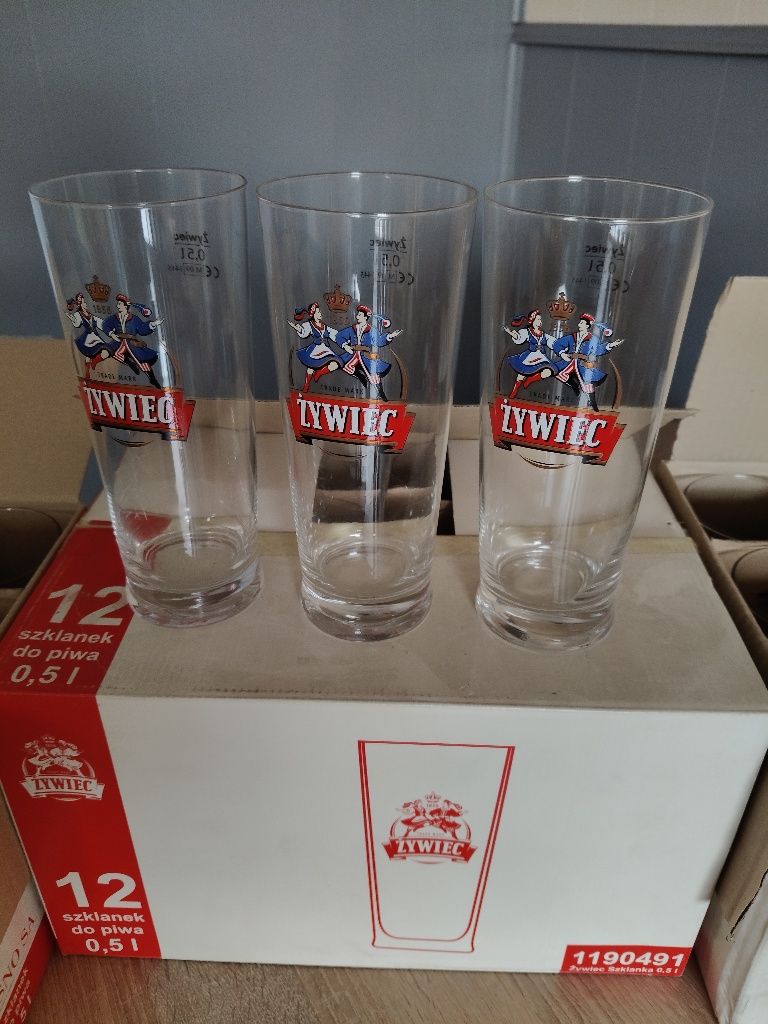 12 szt.szklanek do piwa ŻYWIEC