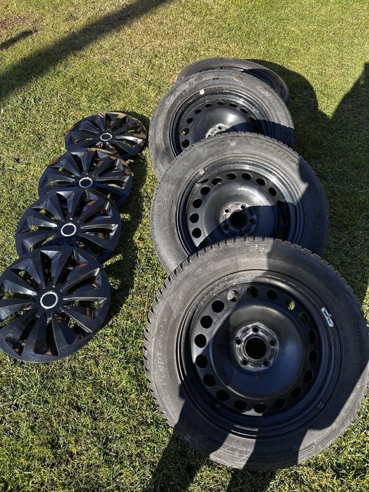 Opony+felgi+ czujniki ciśnienia opon 235x55x17, rozstwienie śrub 5x108