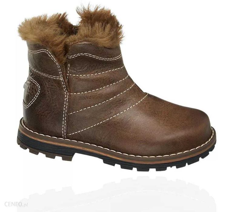 Kozaki kozaczki skórzane ocieplane 22 Elefanten