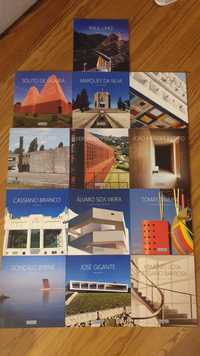 Coleção de livros arquitetos portugueses