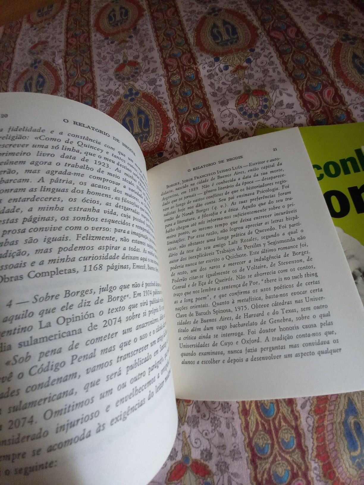 Jorge Luís Borges dois livros