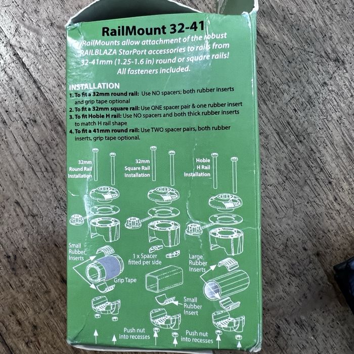 Suporte Railblaza Railmount 32-41 - Novo