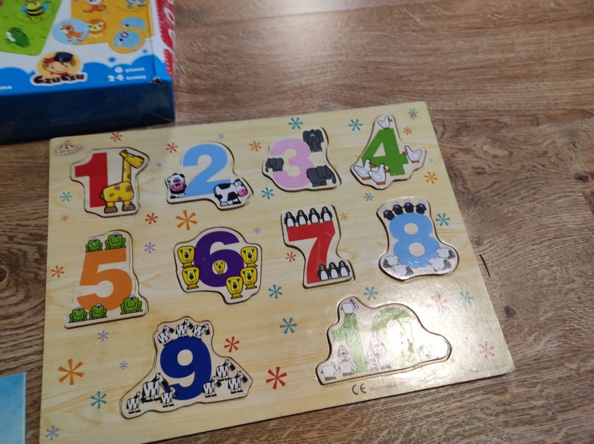 Puzzle drewniane dla maluszka