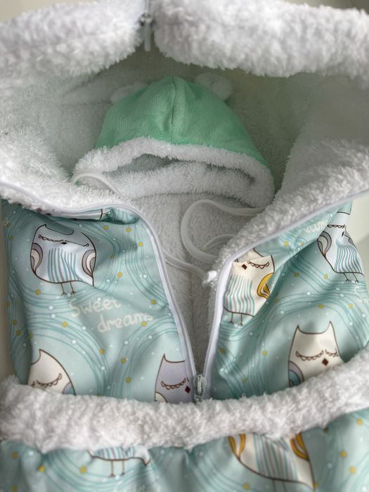 Конверт теплий на виписку та у візок