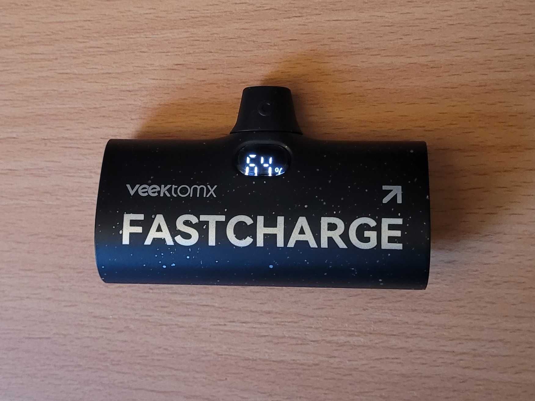VEEKTOMX Mini Power Bank 5000mAh – 20W USB-C PD Szybkie Ładowanie