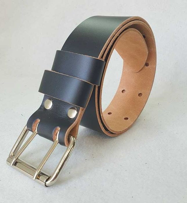 Długi Pas Wojskowy 3XL 155cm Szeregowiec Skóra Licowa Naturalna