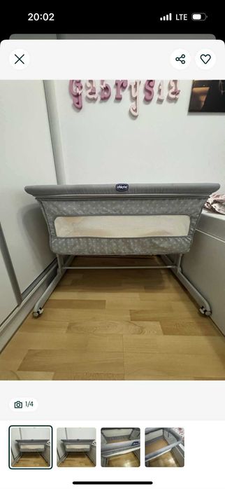 Łóżeczko Chicco dostawne Next2Me