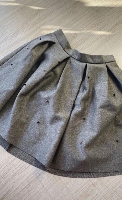 Szara spódniczka damska