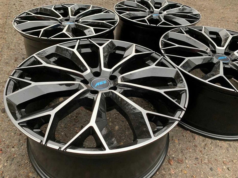 4x felgi AEZ LEIPZIG Dark 22x9,5 rozstaw 5x112 ET 32 NOWE AUDI Q7 Q8