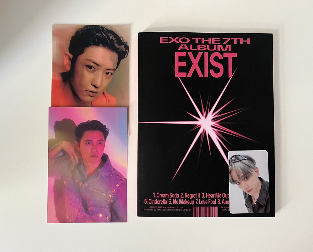 exo exist ver. X kpop baekhyun album chanyeol kyungsoo