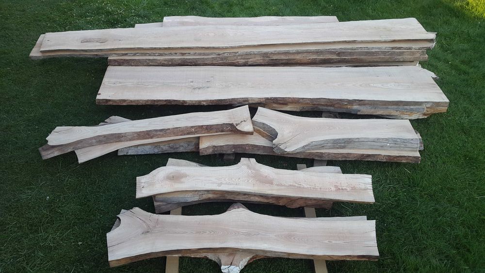 Deski jesionowe (Tarcica jesionowa, monolit)(Stół, stolik, blat)